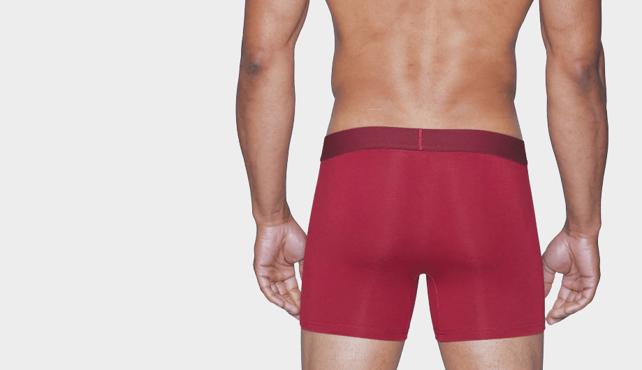 LOCK-WOOD Comfort Boxer Briefs (1 Pack Men's Underwear) with Shine