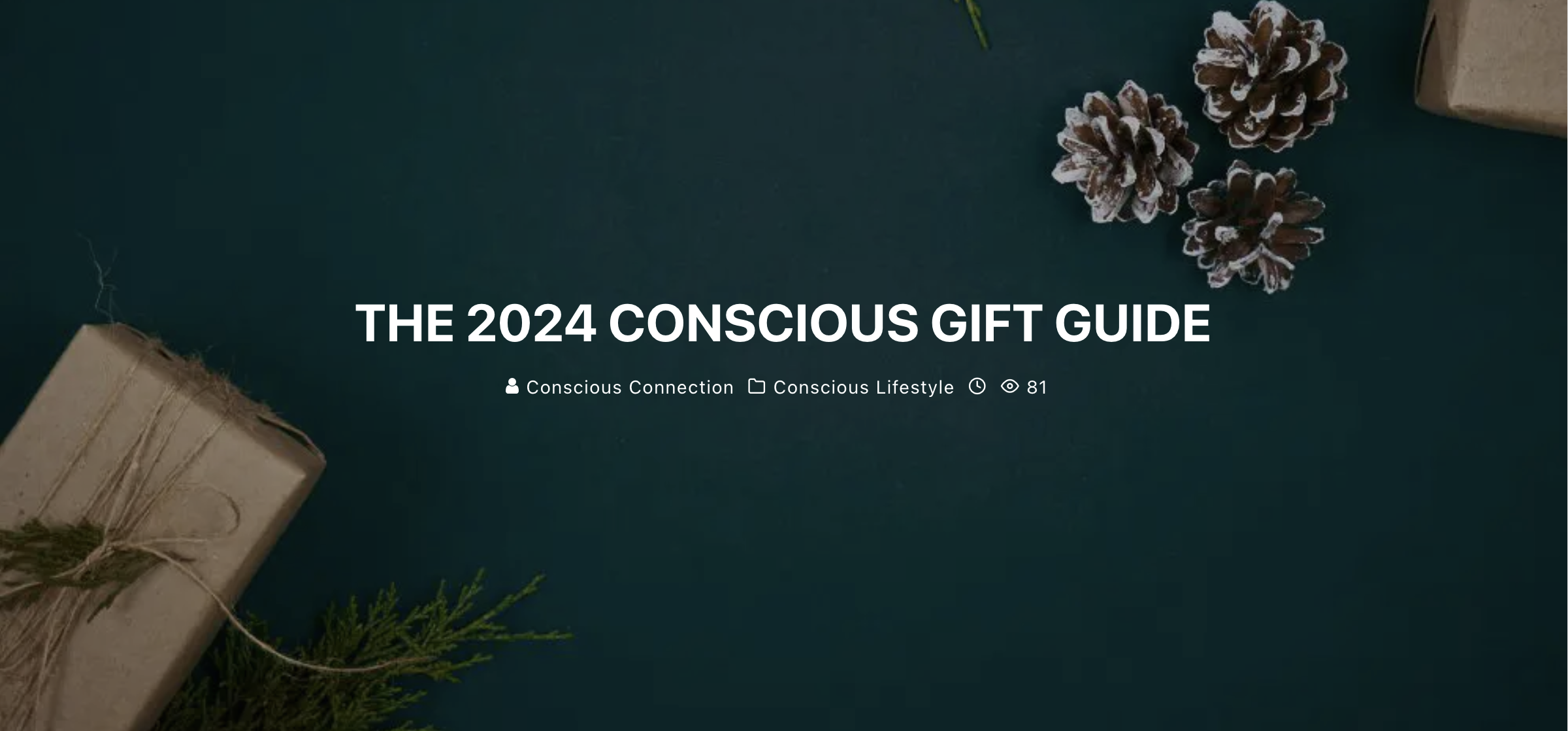 The 2024 Conscious Gift Guide